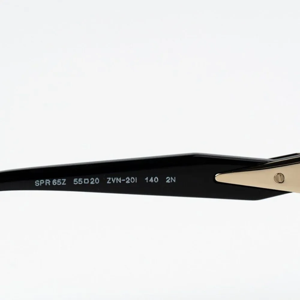 NEW Prada PR65ZS ZVN20I Pale Gold Purple Brown Oval Metal Unisex Sunglasses - Picture 9 of 11